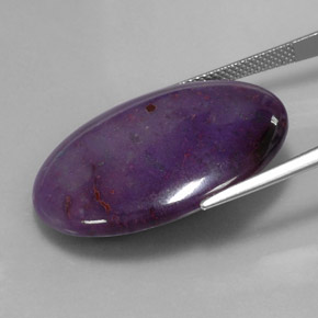 Sugilite Gemstone in 30.5 x 22.2 mm Size for Sale, Sugilite Stone in Multicolor Color