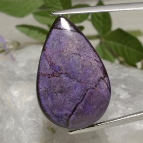 27.1ct Pear Cabochon Multicolor Sugilite Gem for sale 27.1ct Pear Cabochon Multicolor Sugilite Gem (ID: 472362)