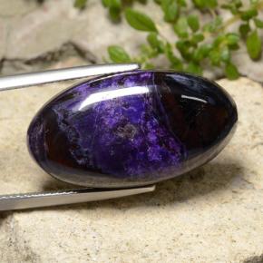 29.22 ct Violet Sugilite Stone, Natural Sugilite in Oval Cabochon Shape for Sale