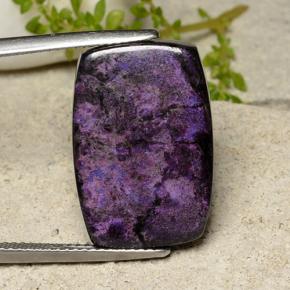19.3ct Cushion Cabochon Multicolor Sugilite for sale thumb image of 19.3ct Cushion Cabochon Multicolor Sugilite (ID: 482335)