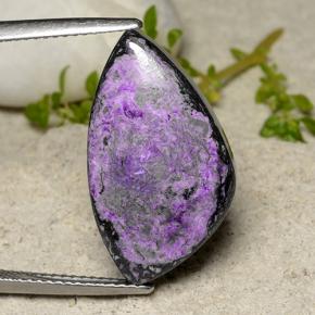 12.5ct Shark Fin Cabochon Multicolor Sugilite Gem for sale 12.5ct Shark Fin Cabochon Multicolor Sugilite Gem (ID: 482338)