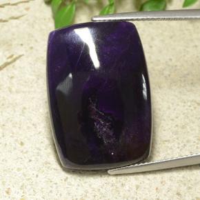 Violeta multicolor Sugilita Gema - 21.3ct Cabujón forma Cojín (ID: 482506)
