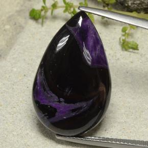 20.1ct Pear Cabochon Multicolor Sugilite for sale thumb image of 20.1ct Pear Cabochon Multicolor Sugilite (ID: 482509)