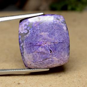 14.3ct Cushion Cabochon Multicolor Sugilite for sale thumb image of 14.3ct Cushion Cabochon Multicolor Sugilite (ID: 490001)