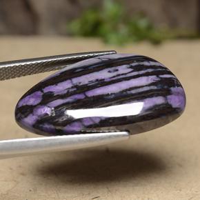 Sugilite Gemstone in 26.3 x 14.5 mm Size for Sale, Sugilite Stone in Multicolor Color