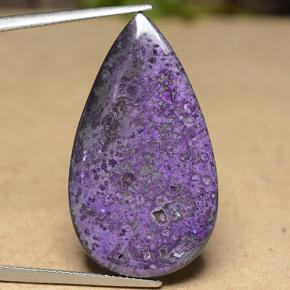 29ct Pear Cabochon Multicolor Sugilite Gem for sale 29ct Pear Cabochon Multicolor Sugilite Gem (ID: 490042)