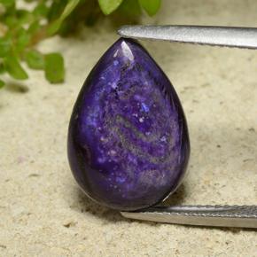 6.4ct Pear Cabochon Multicolor Sugilite Gem for sale 6.4ct Pear Cabochon Multicolor Sugilite Gem (ID: 497889)