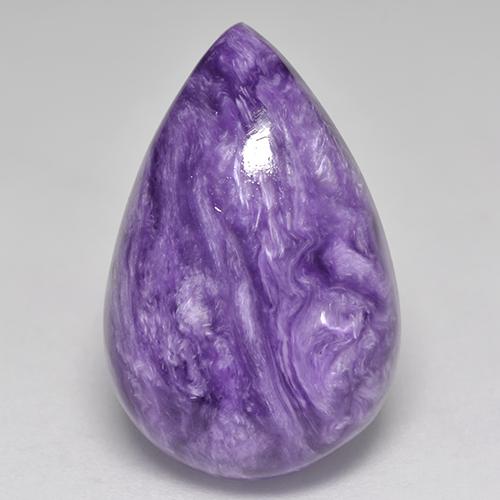 11.47 ct Violet Sugilite Stone, Natural Sugilite in Pear Cabochon Shape for Sale