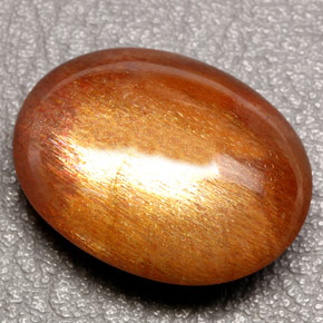 56.10 ct Brown Sunstone Stone, Natural Sunstone in Oval Cabochon Shape for Sale
