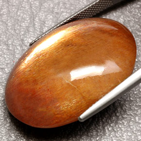 Sunstone Gemstone in 30.1 x 22.6 mm Size for Sale, Sunstone Stone in Golden Brown Color