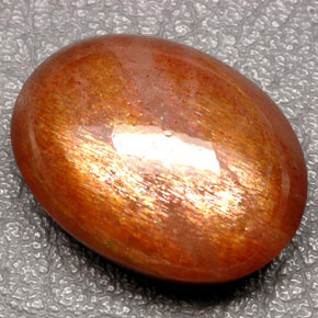 49.49 ct Brown Sunstone Stone, Natural Sunstone in Oval Cabochon Shape for Sale