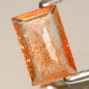 Sunstone Gemstone in 5.6 x 3.7 mm Size for Sale, Sunstone Stone in Orange Color