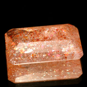 Sunstone Gemstone in 16.2 x 10.8 mm Size for Sale, Sunstone Stone in Orange Color