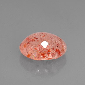 Sunstone Gemstone in 10.2 x 8.6 mm Size for Sale, Sunstone Stone in Orange Color