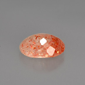 Sunstone Gemstone in 9.6 x 6.9 mm Size for Sale, Sunstone Stone in Orange Color