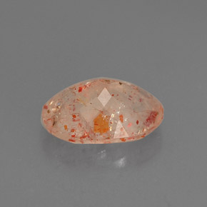 Sunstone Gemstone in 8.7 x 6.4 mm Size for Sale, Sunstone Stone in Orange Color