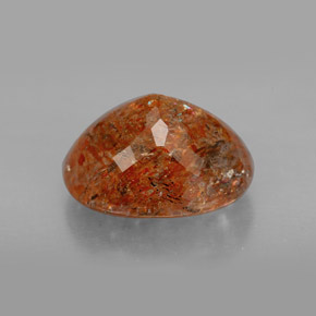 Sunstone Gemstone in 12 x 10 mm (calibrated) Size for Sale, Sunstone Stone in Orange Color