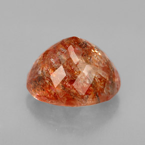 Sunstone Gemstone in 10.4 x 8.6 mm Size for Sale, Sunstone Stone in Orange Color