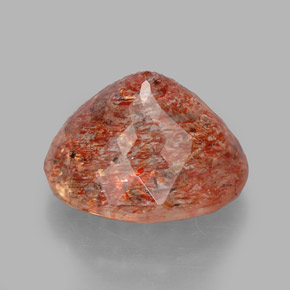 Sunstone Gemstone in 9.6 x 8.1 mm Size for Sale, Sunstone Stone in Orange Color