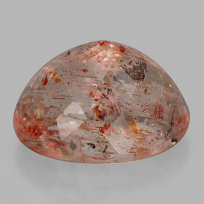 Sunstone Gemstone in 11.6 x 9.4 mm Size for Sale, Sunstone Stone in Orange Color