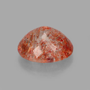 Sunstone Gemstone in 8.6 x 7.3 mm Size for Sale, Sunstone Stone in Orange Color