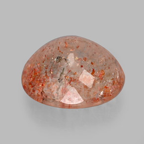 Sunstone Gemstone in 9.9 x 8.9 mm Size for Sale, Sunstone Stone in Orange Color