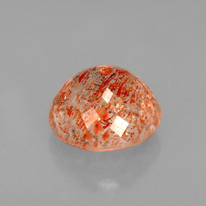 Sunstone Gemstone in 7 mm (calibrated) Size for Sale, Sunstone Stone in Orange Color