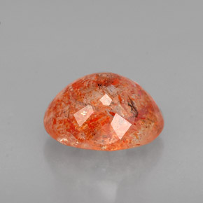 Sunstone Gemstone in 9 x 7 mm (calibrated) Size for Sale, Sunstone Stone in Orange Color