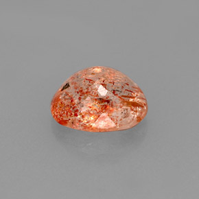 Sunstone Gemstone in 8.1 x 6.8 mm Size for Sale, Sunstone Stone in Orange Color