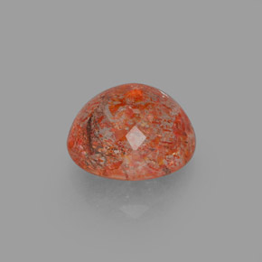 Sunstone Gemstone in 8.2 x 6.7 mm Size for Sale, Sunstone Stone in Orange Color