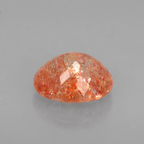Sunstone Gemstone in 8.3 x 7 mm Size for Sale, Sunstone Stone in Orange Color