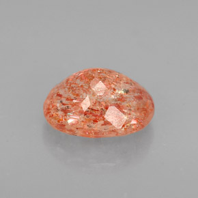 Sunstone Gemstone in 8.5 x 7.1 mm Size for Sale, Sunstone Stone in Orange Color