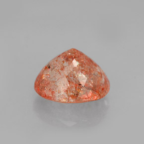 Sunstone Gemstone in 7.6 x 6.6 mm Size for Sale, Sunstone Stone in Orange Color