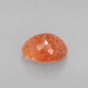 Sunstone Gemstone in 7.5 x 6.4 mm Size for Sale, Sunstone Stone in Orange Color
