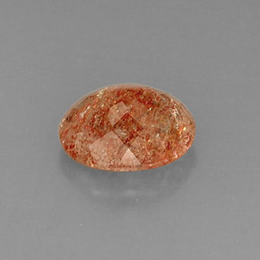Sunstone Gemstone in 11.5 x 9.1 mm Size for Sale, Sunstone Stone in Orange Color
