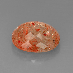 Sunstone Gemstone in 17.8 x 14.6 mm Size for Sale, Sunstone Stone in Orange Color