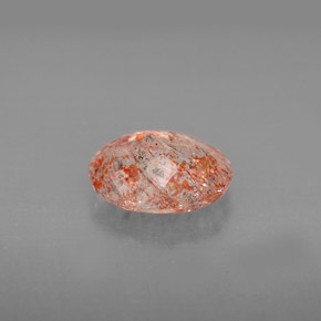 Sunstone Gemstone in 9.2 x 8.1 mm Size for Sale, Sunstone Stone in Orange Color