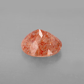 Sunstone Gemstone in 9.5 x 8.1 mm Size for Sale, Sunstone Stone in Orange Color