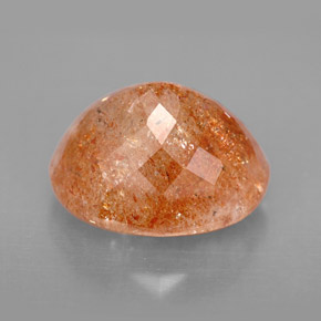 Sunstone Gemstone in 13 x 10.9 mm Size for Sale, Sunstone Stone in Orange Color