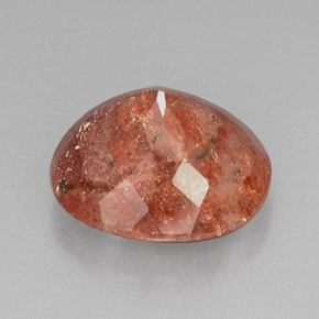 Sunstone Gemstone in 16.8 x 15.1 mm Size for Sale, Sunstone Stone in Orange Color