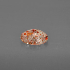 Sunstone Gemstone in 8.2 x 6.4 mm Size for Sale, Sunstone Stone in Orange Color