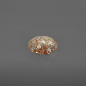 Sunstone Gemstone in 7.2 x 5.9 mm Size for Sale, Sunstone Stone in Orange Color