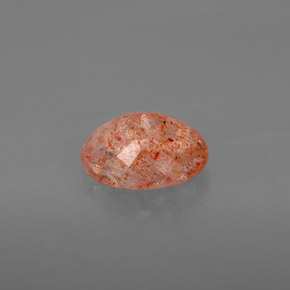 Sunstone Gemstone in 8.4 x 6.7 mm Size for Sale, Sunstone Stone in Orange Color
