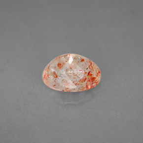 Sunstone Gemstone in 9.2 x 7.5 mm Size for Sale, Sunstone Stone in Orange Color