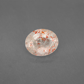 1.80 ct Orange Sunstone Gemstone, Sunstone Gem in Oval Facet Shape for Sale.