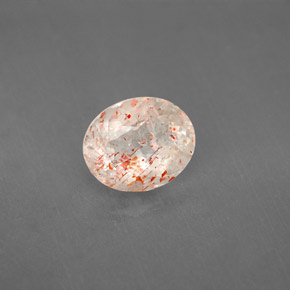 1.80 ct Orange Sunstone Stone, Natural Sunstone in Oval Facet Shape for Sale