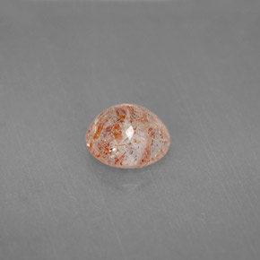Sunstone Gemstone in 7.4 mm Size for Sale, Sunstone Stone in Orange Color