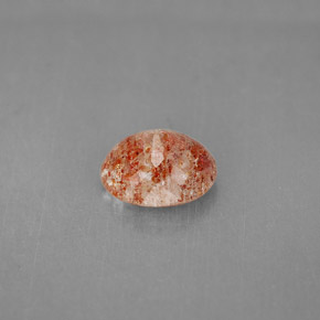 Sunstone Gemstone in 8.3 x 7.2 mm Size for Sale, Sunstone Stone in Orange Color