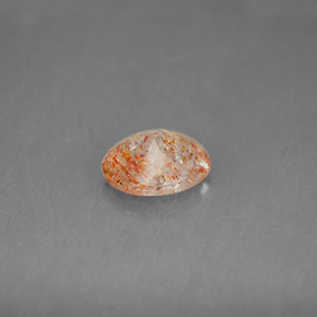 Sunstone Gemstone in 7.8 x 6.7 mm Size for Sale, Sunstone Stone in Orange Color