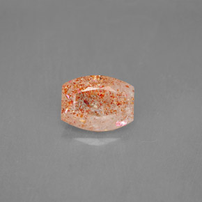 1.57 ct Orange Sunstone Gemstone, Sunstone Gem in Barrel Shape for Sale.
